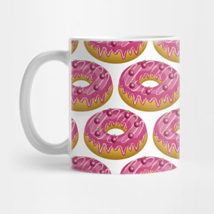 Donuts Pattern - cherry Frosting Mug